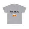 T-shirt gris unisexe  je suis modération