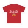 T-shirt rouge unisexe  je suis modération
