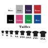 Taille et couleur à choisir dans le pack je suis modération