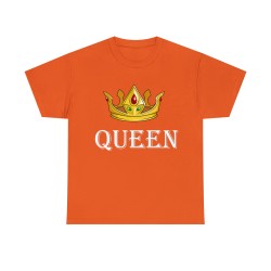 le t-shirt orange Queen