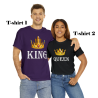 T-shirts a choisir dans le pack king & queen