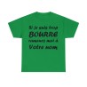 t-shirt vert irlandais personnalisable si je suis bourré