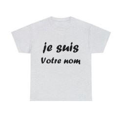 T-shirt à personnaliser de son nom cendre je suis ...