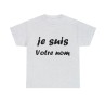 T-shirt à personnaliser de son nom cendre je suis ...
