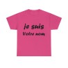 T-shirt à personnaliser de son nom fuchsia je suis ...