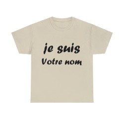 T-shirt à personnaliser de son nom sable je suis ...