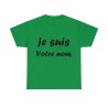 T-shirt à personnaliser de son nom vert irlandais je suis ...
