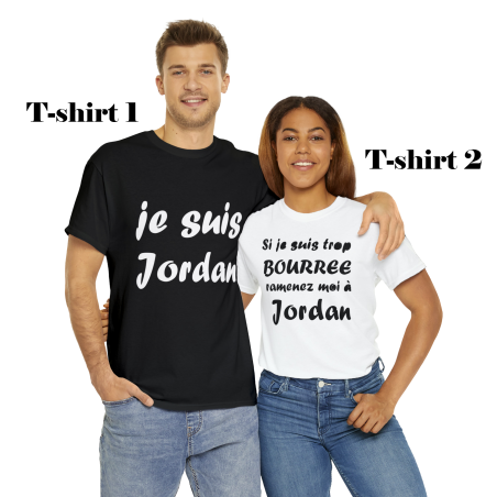 Exemple t-shirt disponible dans le pack si je suis trop bourré