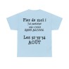 T-shirt bleu ciel Fier de moi