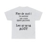 T-shirt cendre Fier de moi