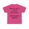 T-shirt fuchsia Fier de moi