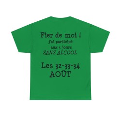 T-shirt vert irlandais Fier de moi