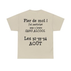 T-shirt sable Fier de moi