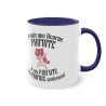 Mug licorne bleu foncé je suis une licorne parfoite