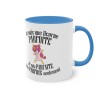 Mug licorne bleu clair je suis une licorne parfoite