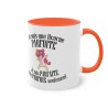 Mug licorne orange je suis une licorne parfoite