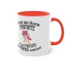Mug licorne rouge je suis une licorne parfoite