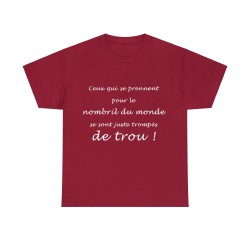 T-shirt cardinal le nombril du monde