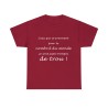 T-shirt cardinal le nombril du monde