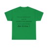 T-shirt vert irlandais le nombril du monde