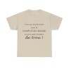 T-shirt sable le nombril du monde