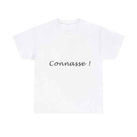 T-shirt blanc connasse
