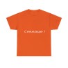 T-shirt orange connasse