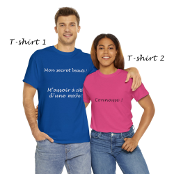 Les différents t-shirts du pack mon secret de beauté