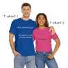Les différents t-shirts du pack mon secret de beauté