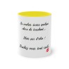 Je voulais écrire quelque chose de touchant. Mais pas d’idées. Touchez-vous tout seuls - Mug humour -