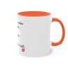 Mug orange je voulais écrire quelque chose