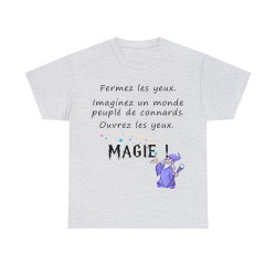 t-shirt cendre fermez les yeux