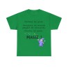 t-shirt vert irlandais fermez les yeux