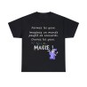 t-shirt noir fermez les yeux