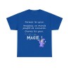 t-shirt royal fermez les yeux
