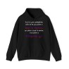 hoodie - sweat à capuche noir je n'ai qu'une prétention