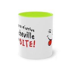Mug vert clair personne ne m'arrive à la cheville