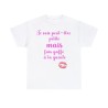 Tshirt femme blanc je suis peut être petite