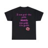 Tshirt femme noir je suis peut être petite
