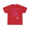 Tshirt femme rouge je suis peut être petite