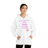 femme portant hoodie - sweat à capuche femme blanc je suis peut être petite