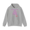 hoodie - sweat à capuche femme gris je suis peut être petite