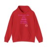 hoodie - sweat à capuche femme rouge je suis peut être petite