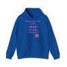 hoodie - sweat à capuche femme bleu royal je suis peut être petite