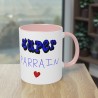 Le mot “SUPER” accompagné d’un petit nom affectueux pour transmettre un message simple, tendre et positif - Mug humour -