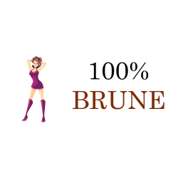 Texte apposé sur mug 100% Brune