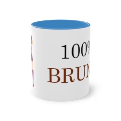 mug Bleu clair 100% Brune