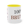 mug jaune 100% Brune