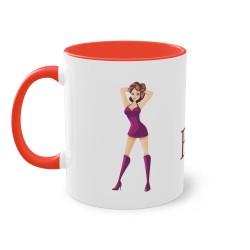 côté Mug avec pin up rousse