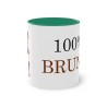 mug vert foncé 100% Brune